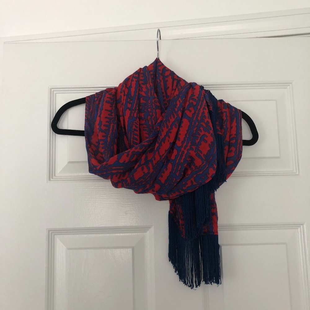 NEW The Limited Outback Red Blue and Red Scarf